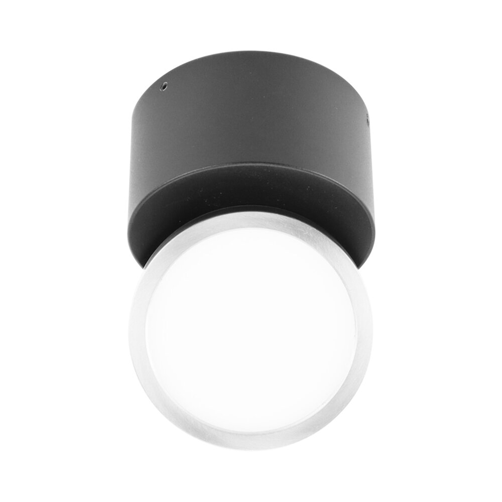 צילינדר TWIST 7W 3CCT גוף שחור עם כסף