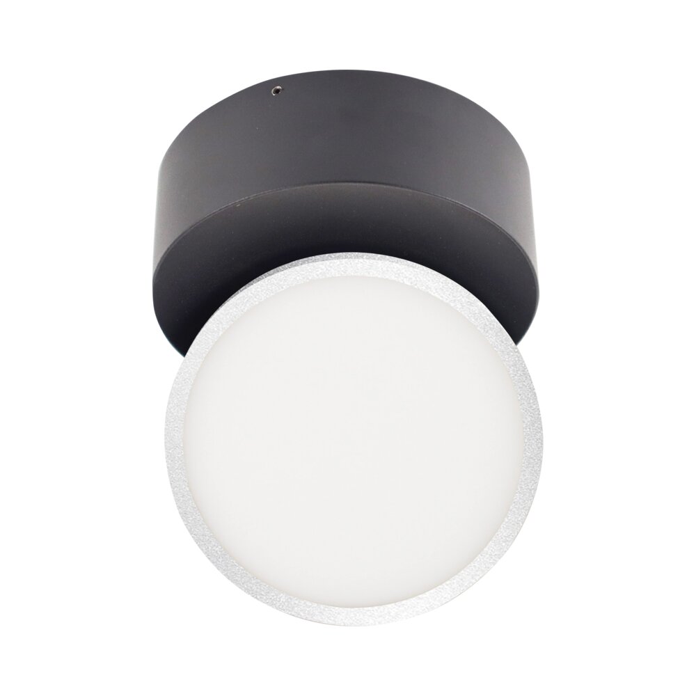 צילינדר TWIST 12W 3CCT גוף שחור עם כסף