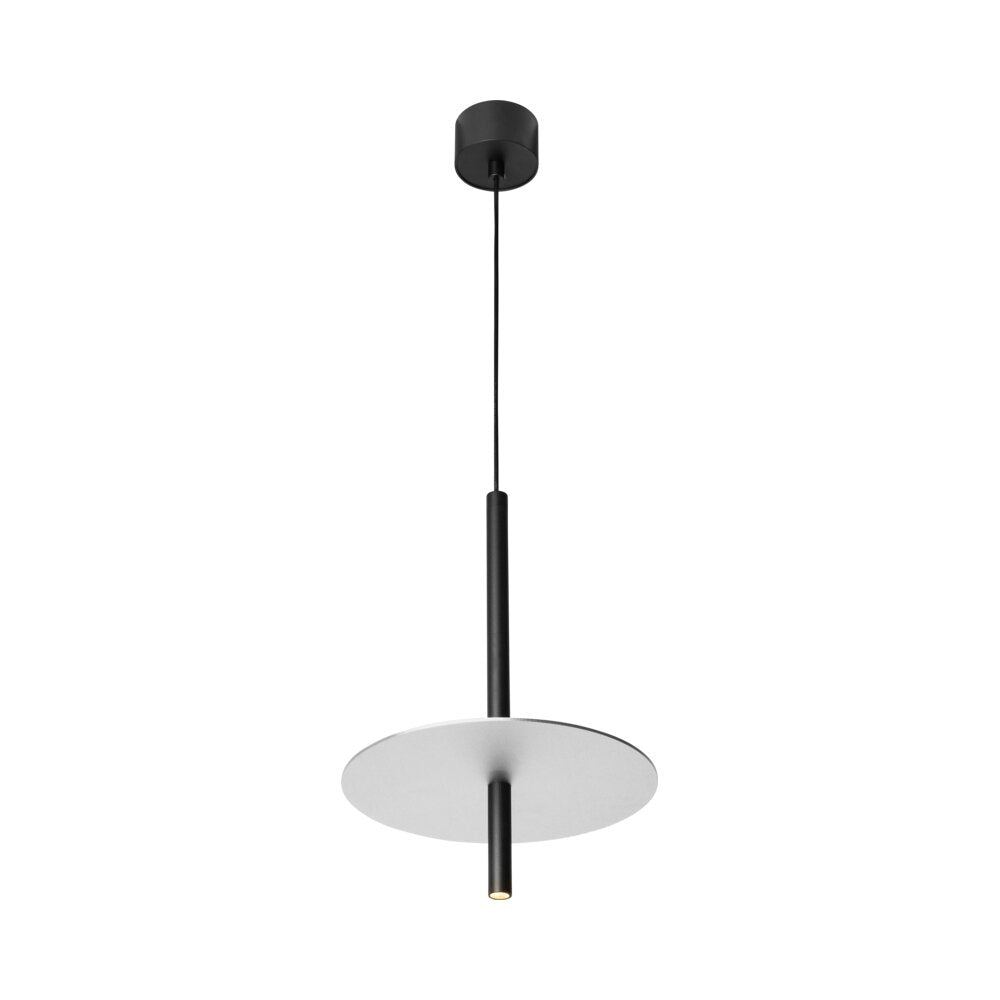 מנורת תלייה שחור וכסף SATURN 5W אור חם