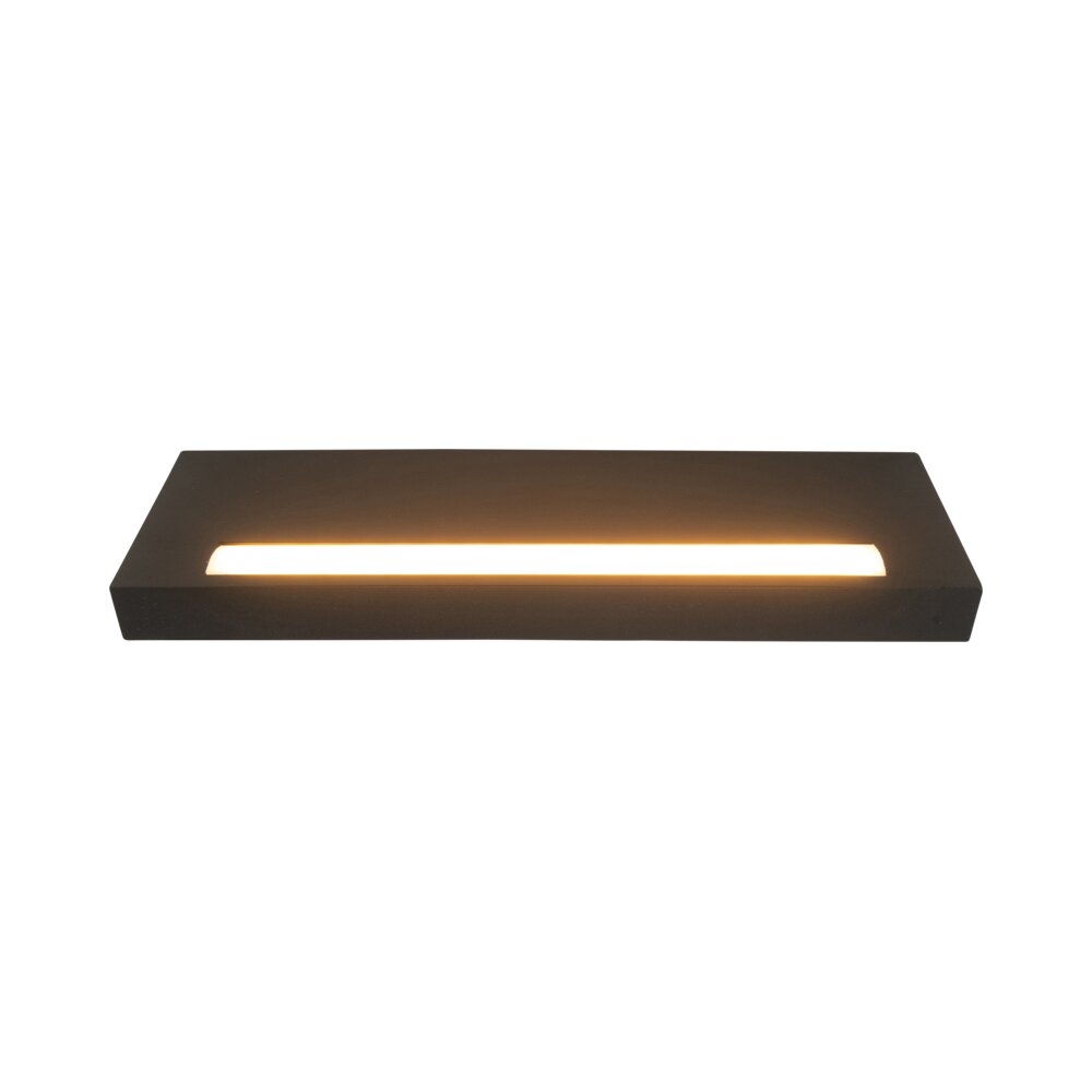 מנורת קיר גוף שחור THINNY S 20W 20CM אור חם