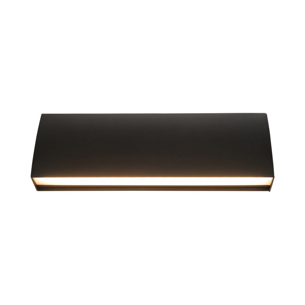מנורת קיר שחורה CARDO 180 UP&DOWN 2X4W אור חם