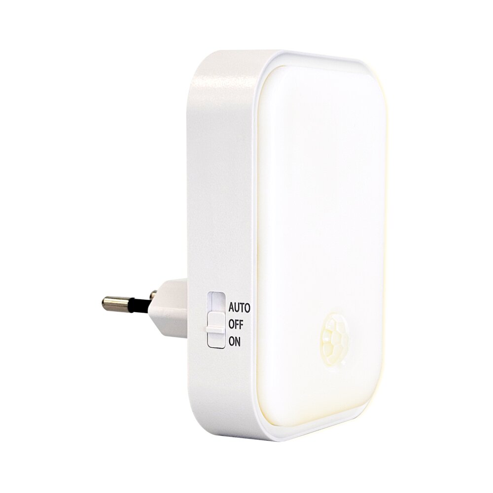 מנורת לילה לבן עם חיישן תנועה MAP אור חם