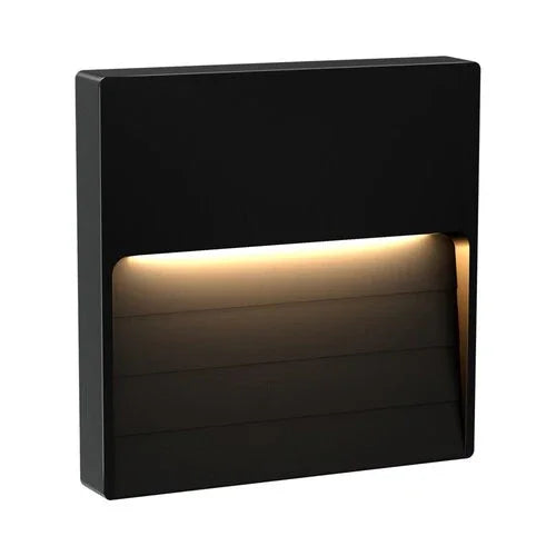 צמוד קיר שחור LOTUS-SB 6W IP65 3CCT - אור שי סיטונאות חשמל בע״מ