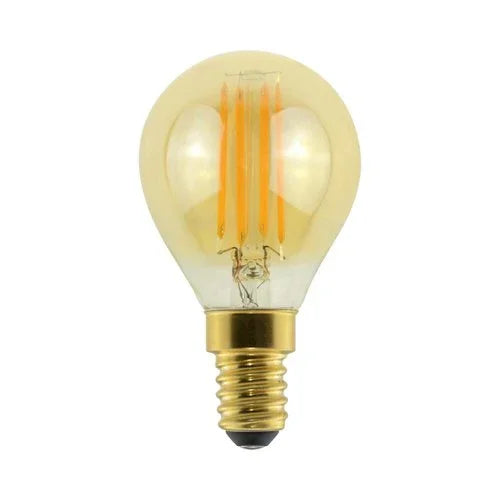 פחם כדור אמבר לעמעום E14 5W תאורת אווירה חמה - אור שי סיטונאות חשמל בע״מ