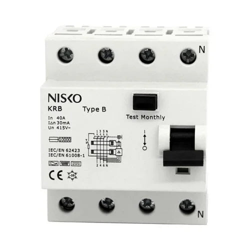 פחת תלת פאזי Type B 3P+N 40A - אור שי סיטונאות חשמל בע״מ