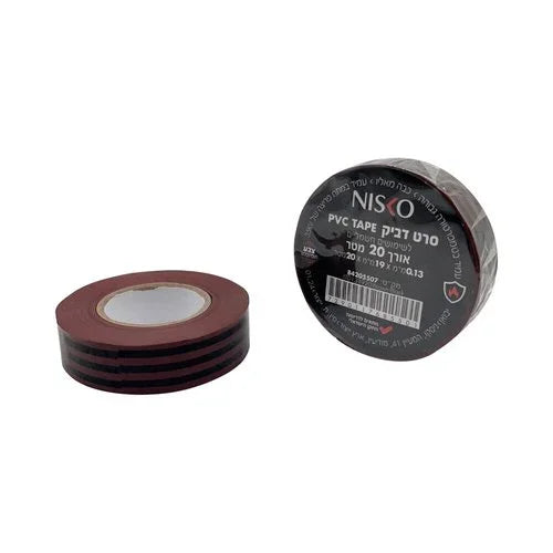 סרט בידוד חום/שחור 19mmx20M - אור שי סיטונאות חשמל בע״מ