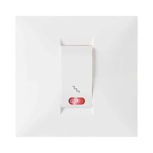 מארז BE לבן לחצן מדרגות מואר לקופסה עגולה - אור שי סיטונאות חשמל בע״מ