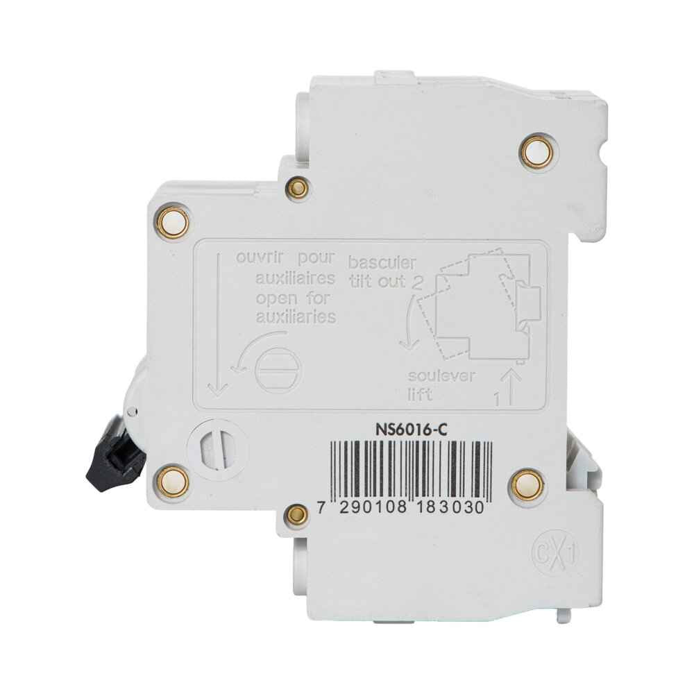 מפסק אוטומטי זעיר ביתי 6KA אופיין NS6025-C 1P+N 25A-C – NISKO MATIC