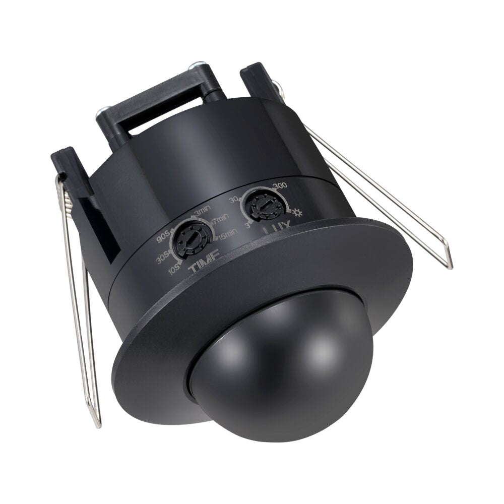 גלאי תנועה תקרתי תה"ט 12מ' שחור