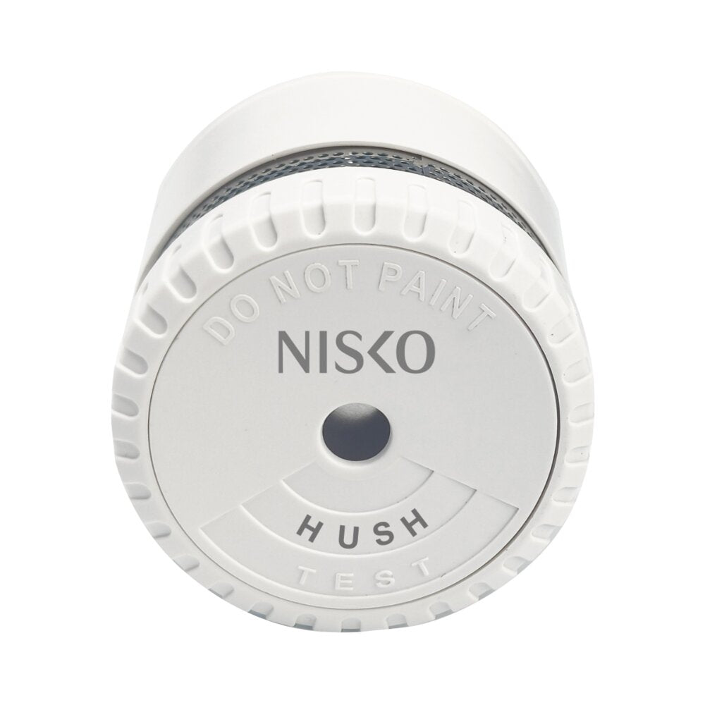 גלאי עשן מיני עצמאי לבן - סוללה ל- 10 שנים