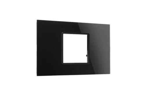 מסגרת זכוכית מרחפת שחורה NISKO SMART SLIM 2M - אור שי סיטונאות חשמל בע״מ