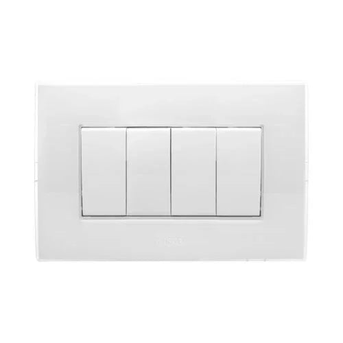 מסגרת EDGE לבנה 4 מודול - אור שי סיטונאות חשמל בע״מ