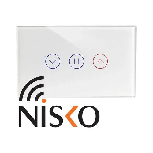 מתג טאץ' חכם לתריס זכוכית לבנה 3 מודול WIFI - אור שי סיטונאות חשמל בע״מ