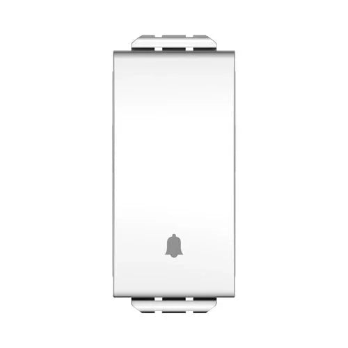 לחצן פעמון 1 מודול לבן ניסקו סוויץ' - אור שי סיטונאות חשמל בע״מ