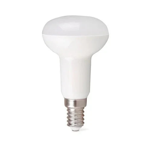 נורת לד מיני רפלקטור חלבית R50 E14 6W אור חם - אור שי סיטונאות חשמל בע״מ