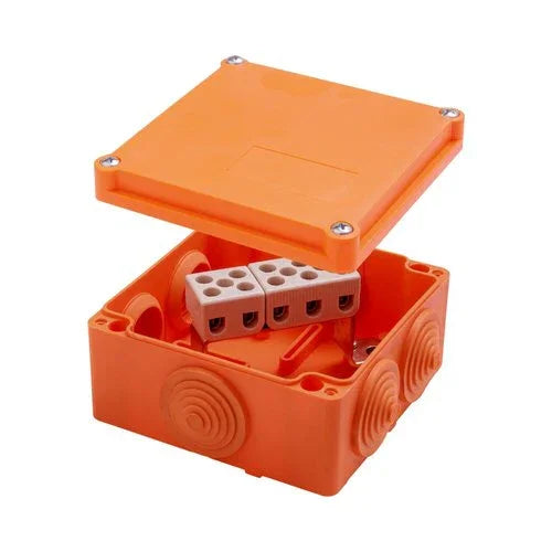 קופסה חסינת אש E90 דגם PO 105 5X2.5mm² 105X105X59 - אור שי סיטונאות חשמל בע״מ