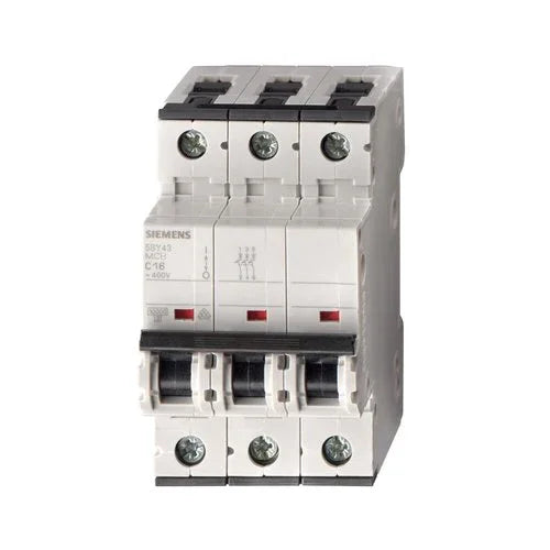 מפסק אוטומטי זעיר אופיין C תלת פאזי 5SY4 325-7 3X25C - אור שי סיטונאות חשמל בע״מ