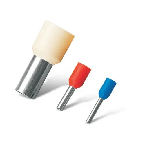 סופיות מבודדות E0508 צבע לבן- 100 יחידות בשקית. - אור שי סיטונאות חשמל בע״מ