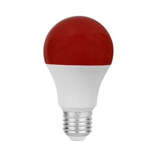 נורת ליבון לד לבנה E27 9W אור אדום - אור שי סיטונאות חשמל בע״מ