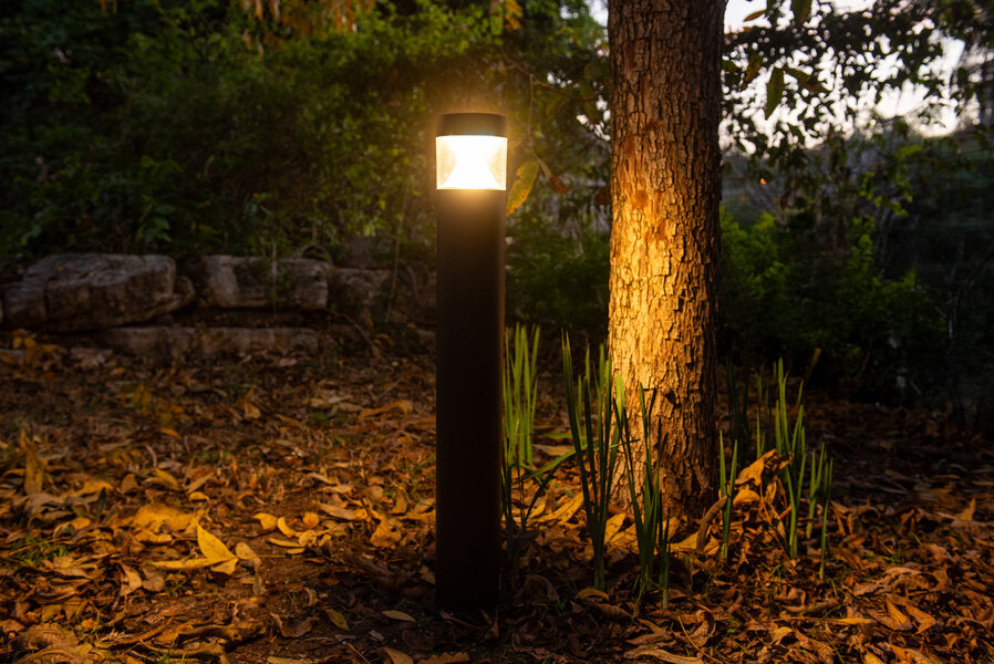 בולרד שחור, 60 ס"מ FOCAL 9W IP65, אור חם