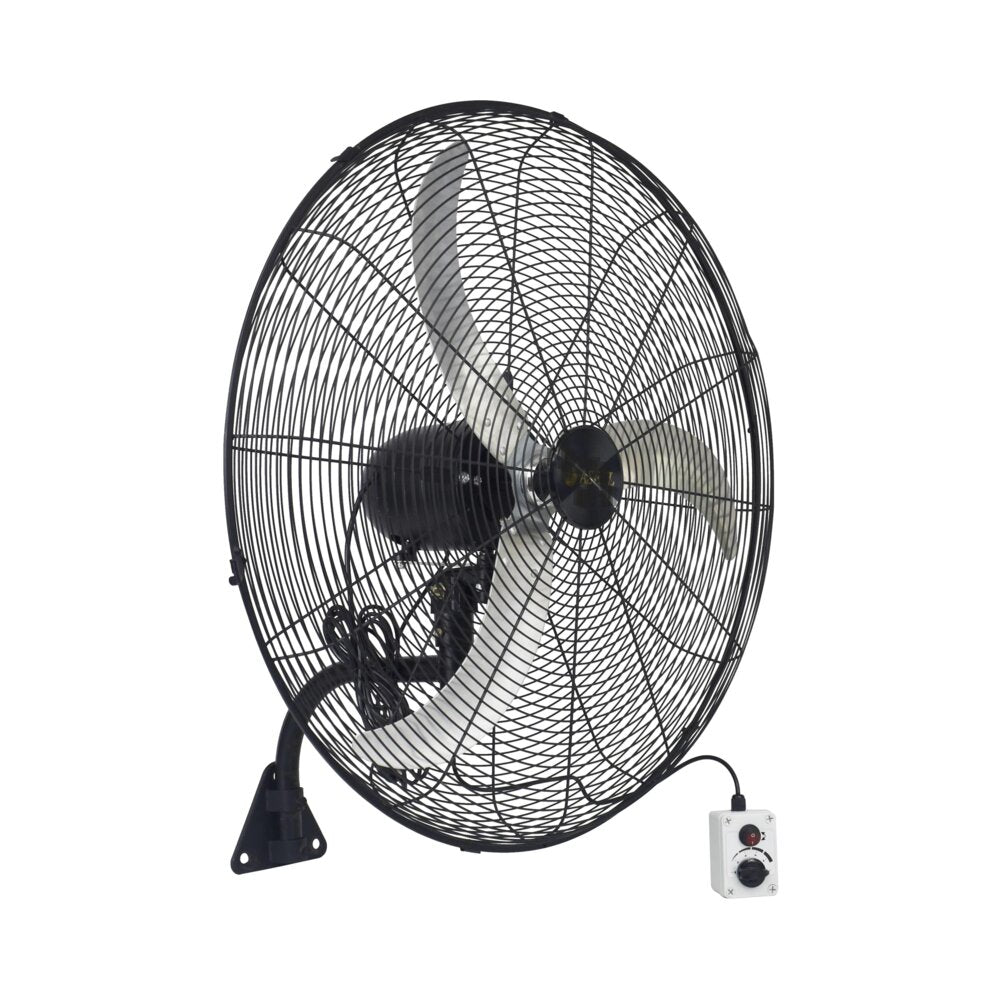 מאוורר קיר תעשייתי שחור ''24 EVEREST WALL DC 115W