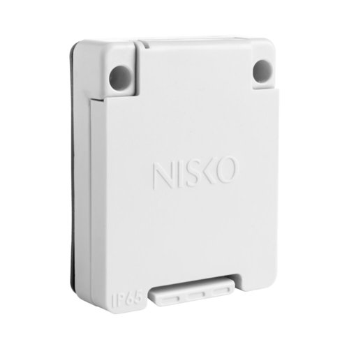 שקע ישראלי אפור IP65 ללוח/פאנל - דגם RME – NISKO