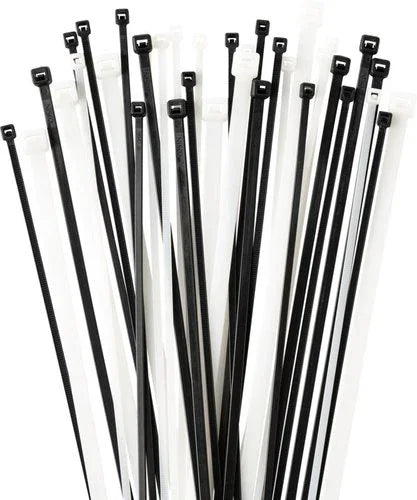 חבק ניילון לבן 100 יח' 300X3.6MM - אור שי סיטונאות חשמל בע״מ