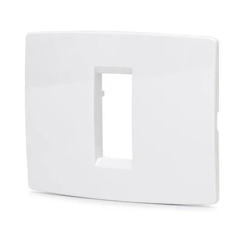 מסגרת SEE לבנה 1 מודול ניסקו סוויץ' - אור שי סיטונאות חשמל בע״מ