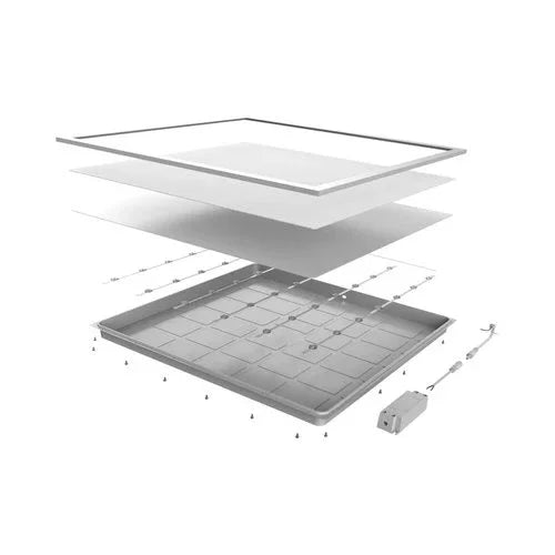 פאנל לד שקוע לבן BL ANTI-GLARE 34W 600X600 אור קר - אור שי סיטונאות חשמל בע״מ