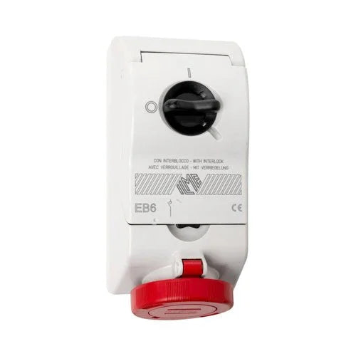 שקע אינטרלוק עה"ט 5X32A IP66/7 - אור שי סיטונאות חשמל בע״מ