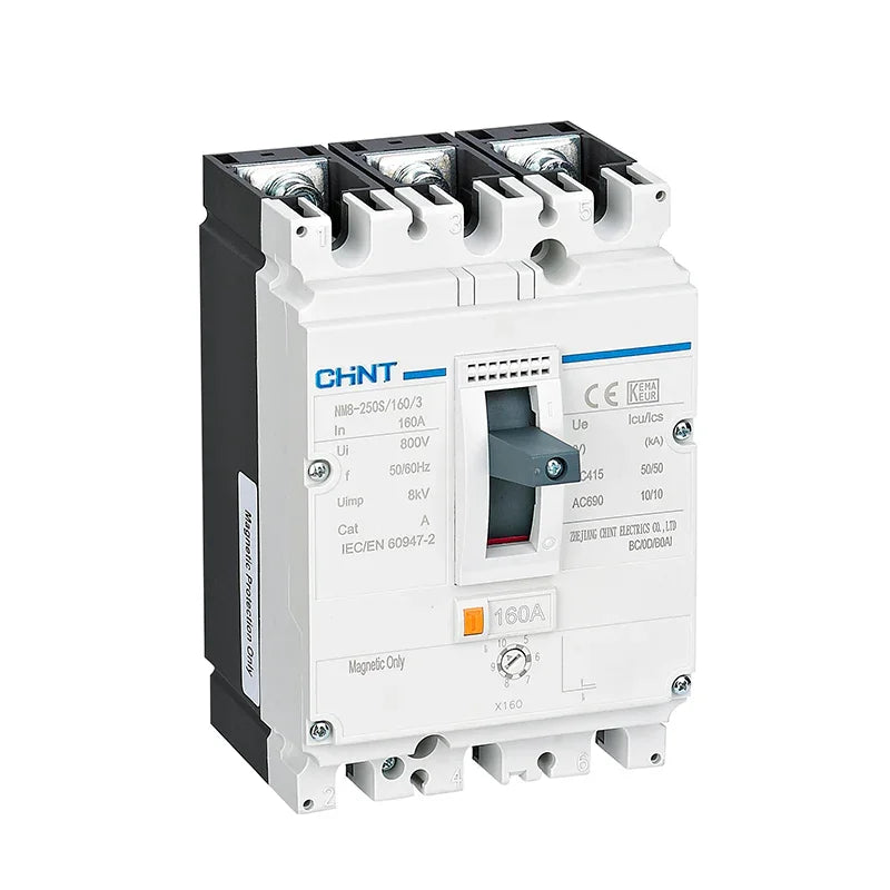 מפסק ח"א 3x250A כיול טרמי עד 250 אמפר מגנטי 5-10In Chint - אור שי סיטונאות חשמל בע״מ