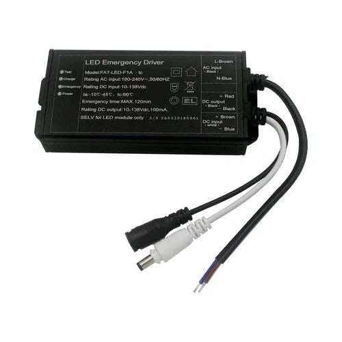 ממיר חירום דו תכליתי שחור 3-40W - אור שי סיטונאות חשמל בע״מ