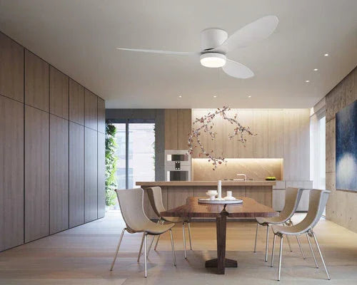 מאוורר תקרה חכם לבן ROME 52'' SMART - אור שי סיטונאות חשמל בע״מ