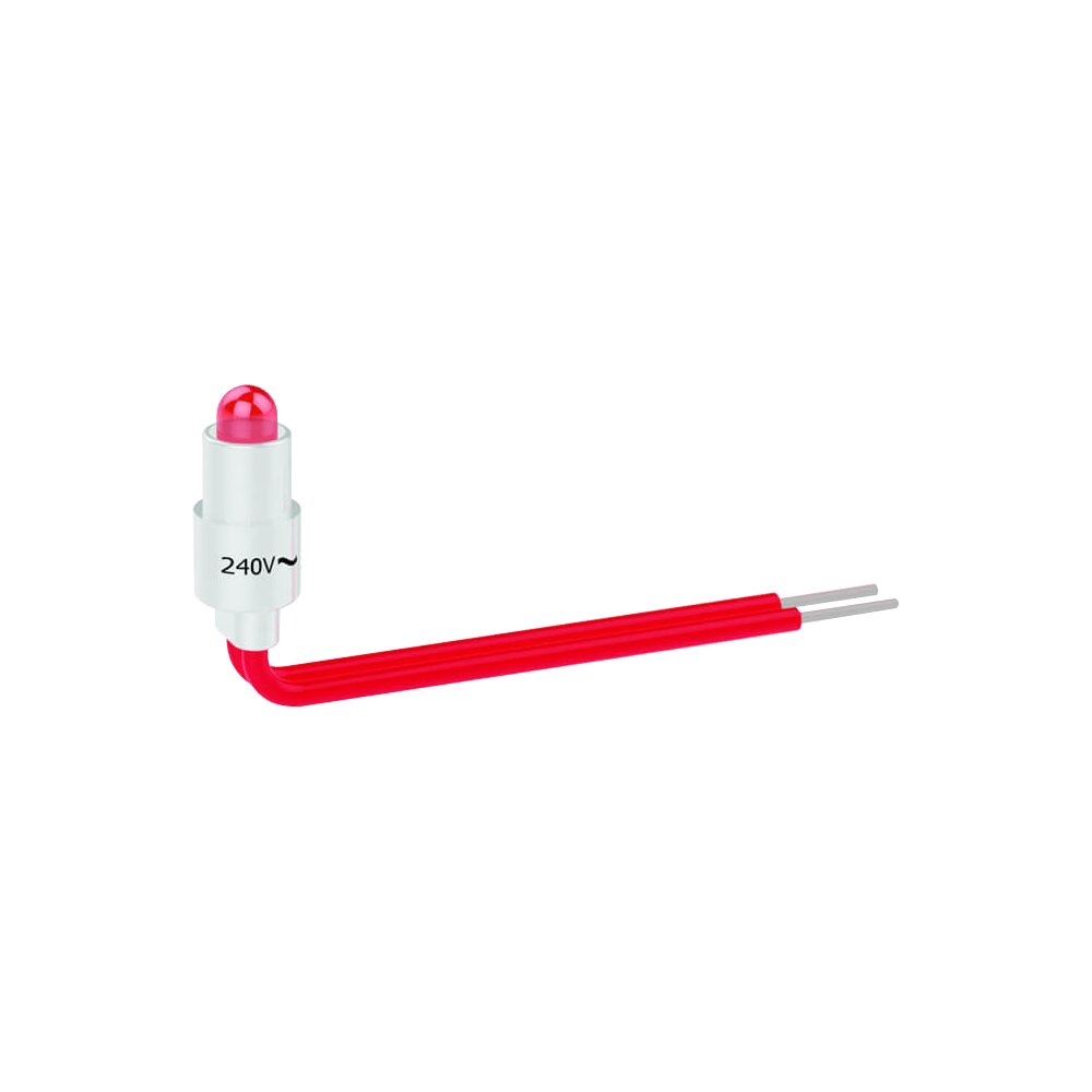 נורית LED אדום 230V