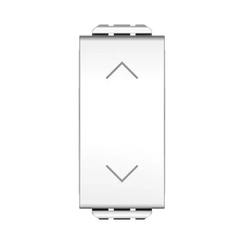 לחצן תריס 1 מודול לבן ניסקו סוויץ' - אור שי סיטונאות חשמל בע״מ