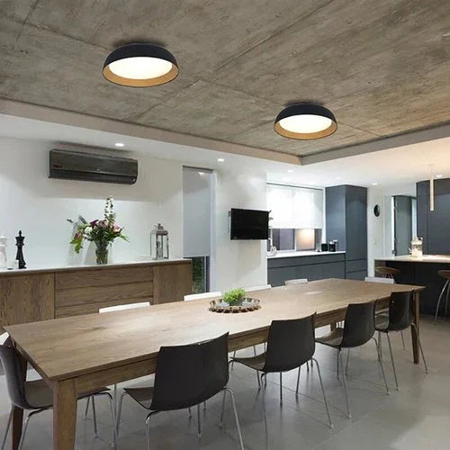 צמוד תקרה שחור+עץ OREN 45W 45CM 3CCT - אור שי סיטונאות חשמל בע״מ