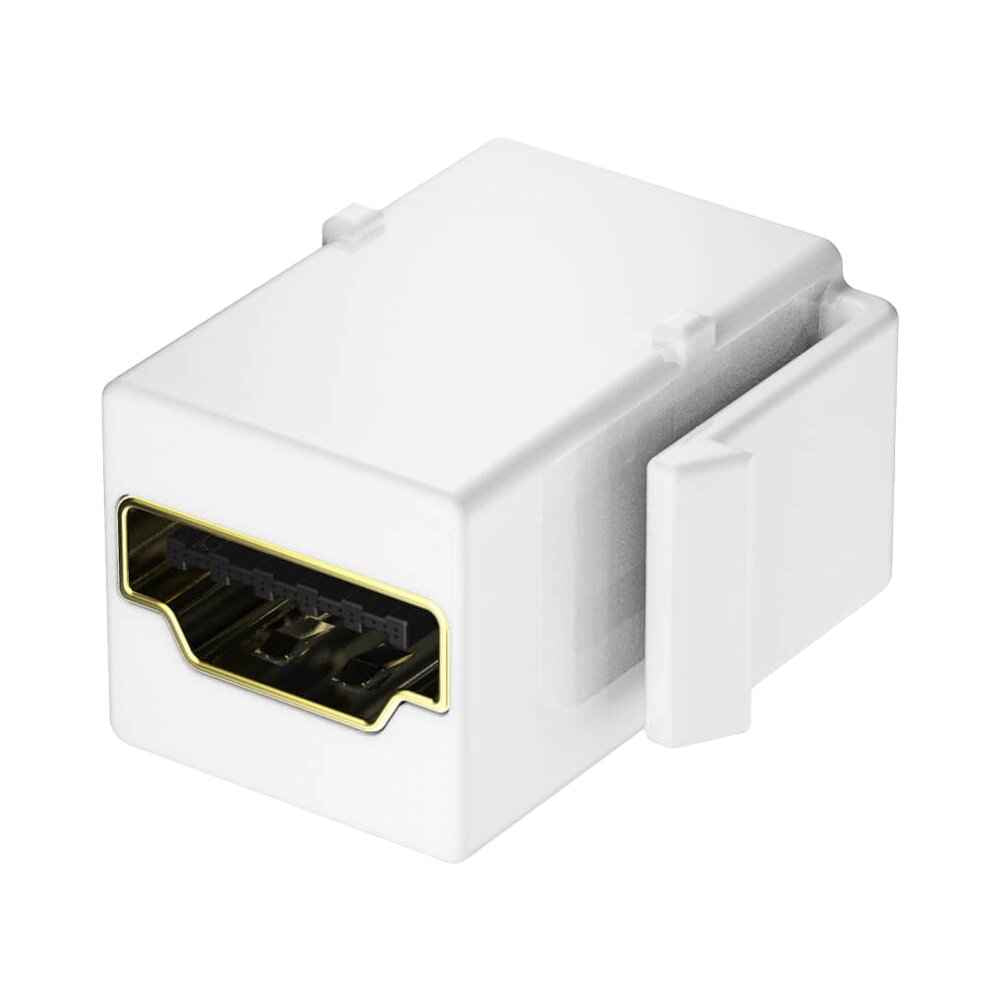 מחבר HDMI נקבה לנקבה לקיסטון לבן – NISKO SWITCH