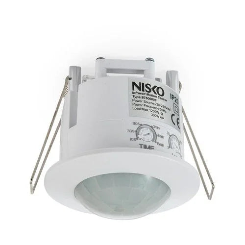 גלאי תנועה תקרתי תחת הטיח 6 מטר לבן ST41 - אור שי סיטונאות חשמל בע״מ