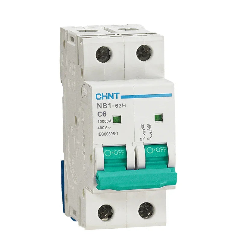 מנתק מעגל ח"א דו-פאזי 10KA C-6A Chint - אור שי סיטונאות חשמל בע״מ