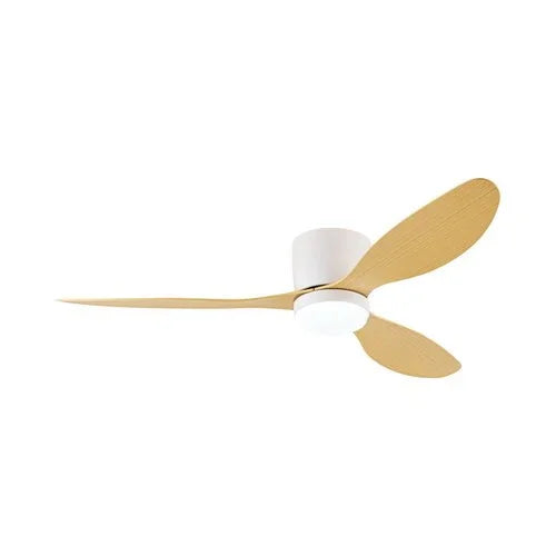 מאוורר תקרה חכם לבן/מייפל ROME 52'' SMART - אור שי סיטונאות חשמל בע״מ