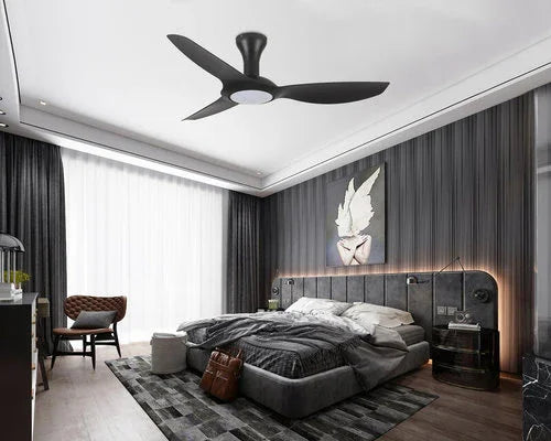 מאוורר תקרה חכם שחור PARIS 52'' SMART - אור שי סיטונאות חשמל בע״מ