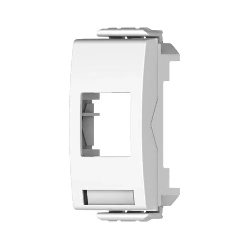 מתאם קיסטון 1 מודול לבן ניסקו סוויץ' - אור שי סיטונאות חשמל בע״מ