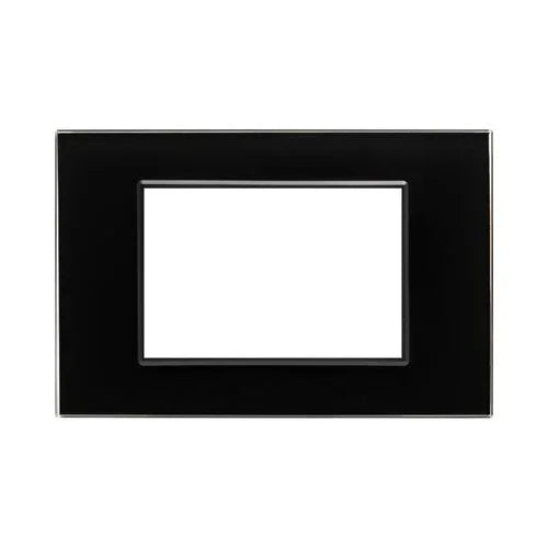 מסגרת זכוכית מרחפת שחור מט NISKO SMART SLIM 3M - אור שי סיטונאות חשמל בע״מ