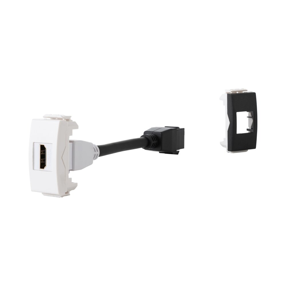 קיסטון HDMI נקבה-נקבה עם כבל