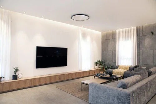 צמוד תקרה מרחף שחור GALAXY 50W 60CM 3CCT - אור שי סיטונאות חשמל בע״מ