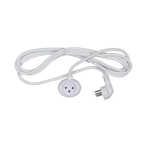 כבל מאריך לבן כ-3 מטר - אור שי סיטונאות חשמל בע״מ