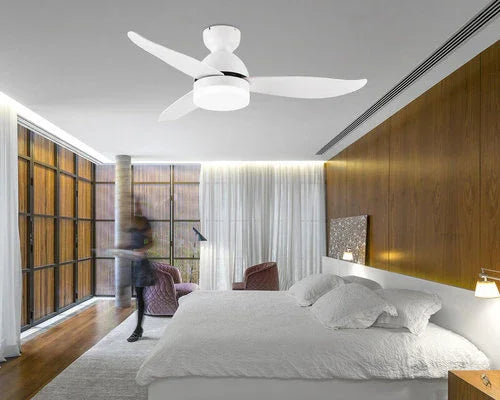 מאוורר תקרה חכם לבן MONACO 46'' SMART - אור שי סיטונאות חשמל בע״מ