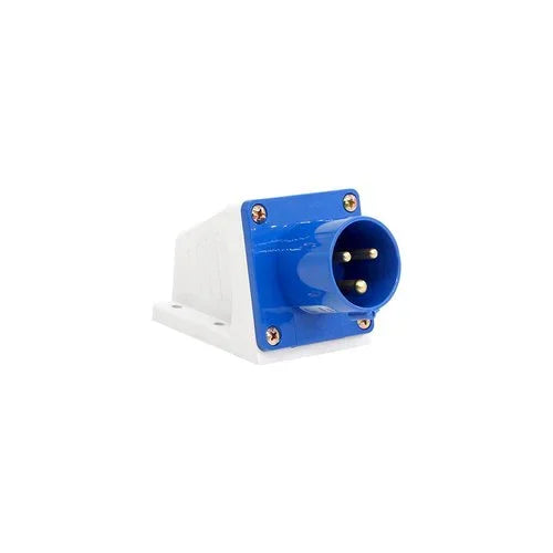תקע קיר גימור כחול 32AX3 IP44 - אור שי סיטונאות חשמל בע״מ