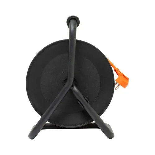 תוף מאריך ביתי שחור 25 מטר 3X1.5mm כולל 4 שקעים ישראליים - אור שי סיטונאות חשמל בע״מ