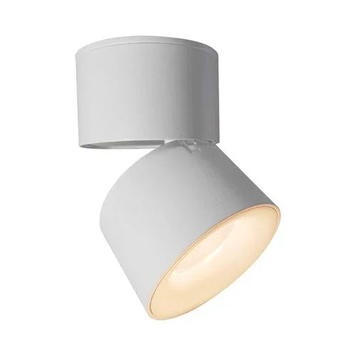 צמוד תקרה צילינדר נפתח לבן LORI 12W אור ניטרלי - אור שי סיטונאות חשמל בע״מ
